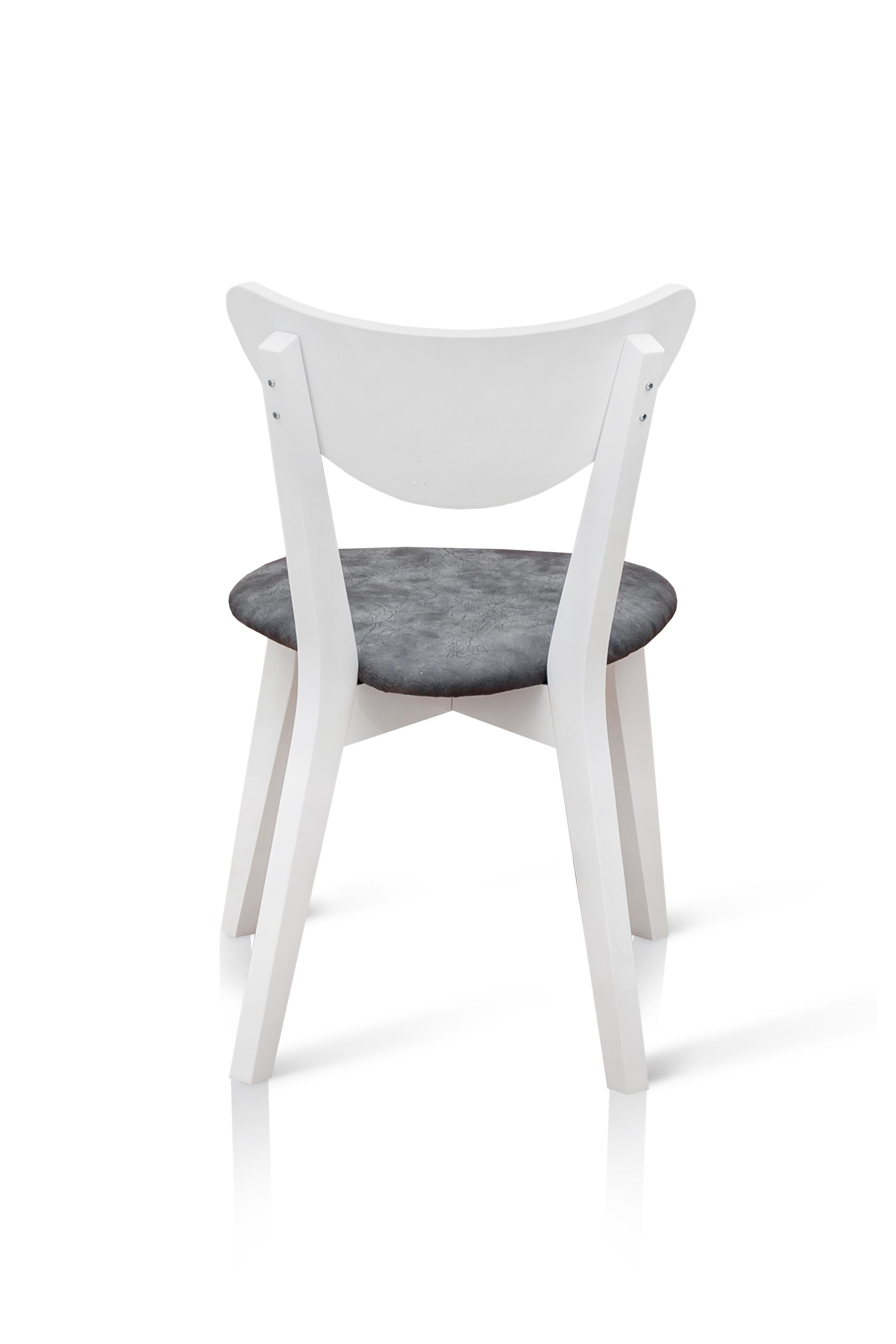 Кухонний стілець LUCAS Білий/Сірий - фото 4