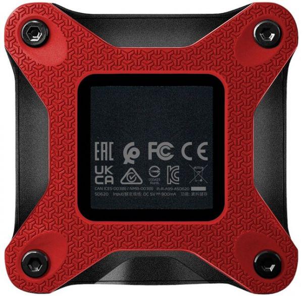 SSD-накопичувач ADATA SD620 1Tb USB 3,2 Red (SD620-1TCRD) - фото 3 SSD-накопичувач ADATA SD620 1Tb USB 3,2 Red (SD620-1TCRD) - фото 3