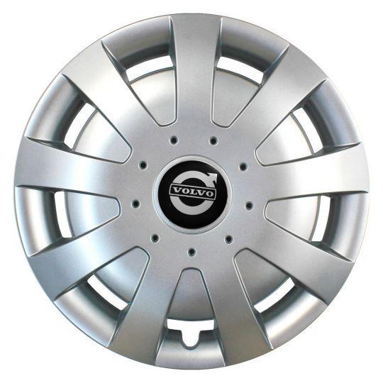 Автомобильные колпаки SKS 309 R15 с логотипом Volvo 4 шт. Серебристый