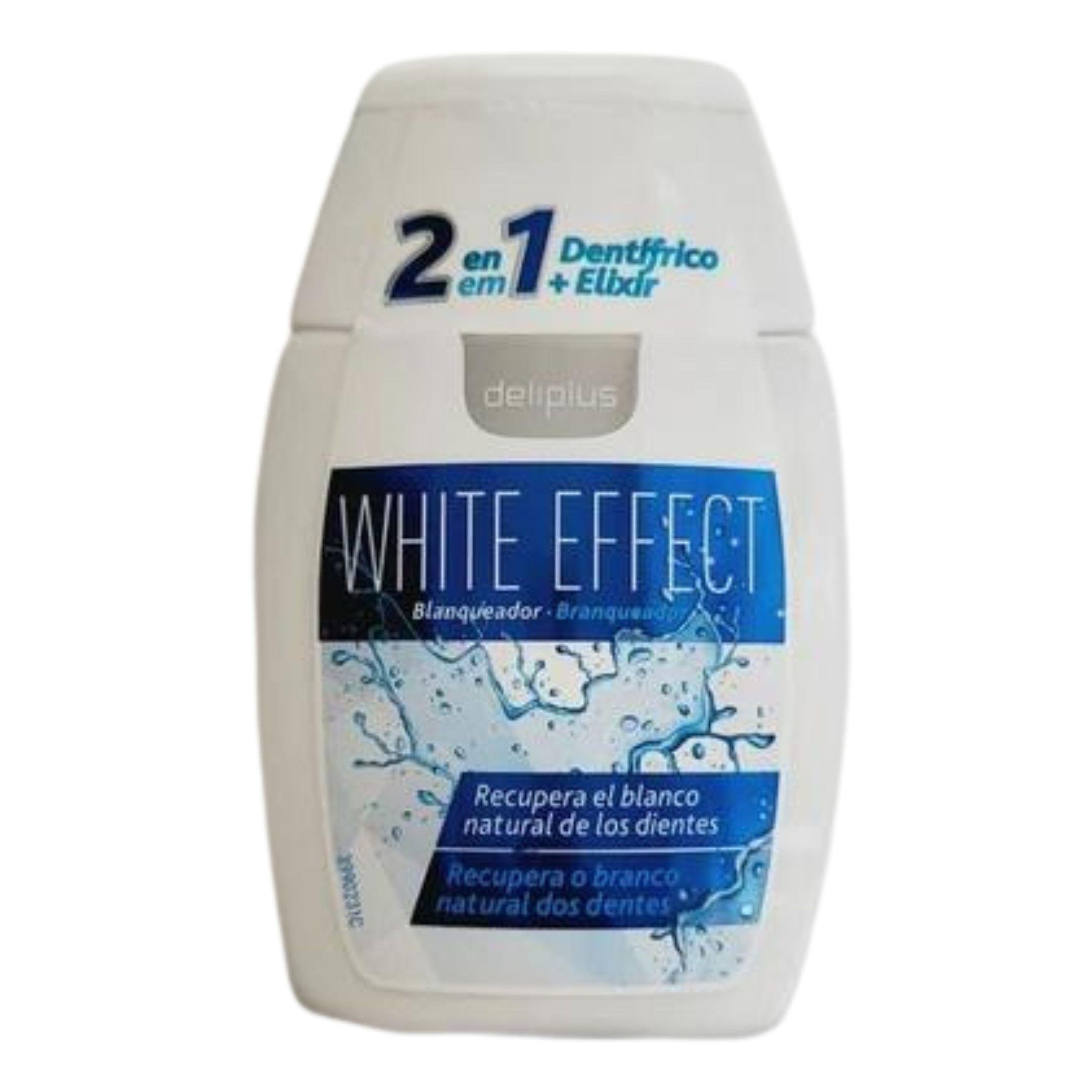 Зубная паста Deliplus 2в1 с ополаскивателем бикарбонатная с фтором и папаином отбеливающая мята 100 мл