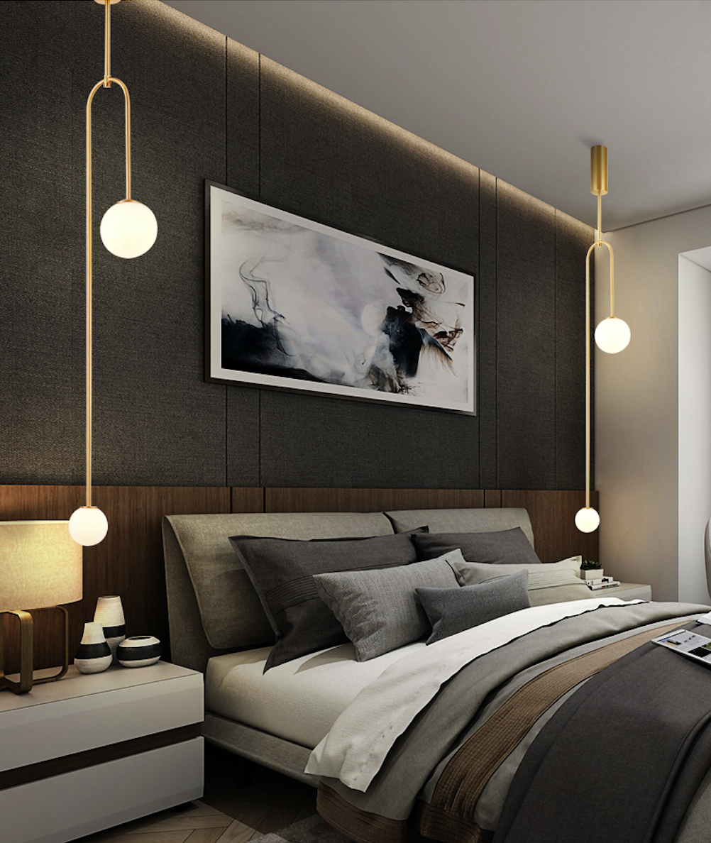 Серия подвесная Vick Gold Lamp (050305/2 gd)