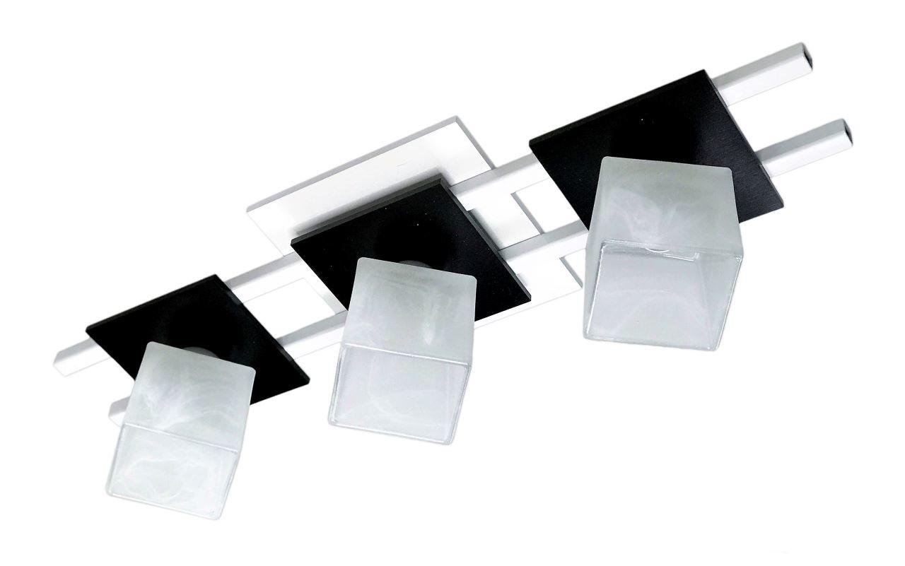 Люстра стельова Grand Versal Данко/3 Біло-чорний (2604-26)