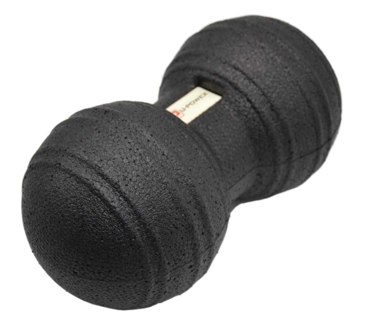 М'яч масажний подвійний U-POWEX Epp foam peanut ball d 8х16 см Black (A-012826) - фото 3 М'яч масажний подвійний U-POWEX Epp foam peanut ball d 8х16 см Black (A-012826) - фото 3