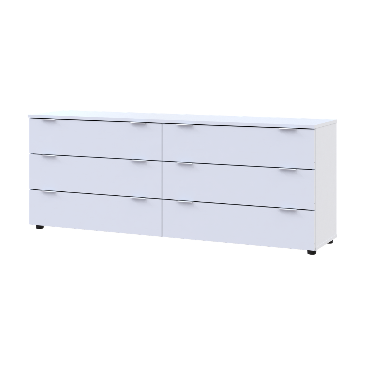 Комод Doros Рон 9 6 ящиков 160х38х62 см Белый (41516175)