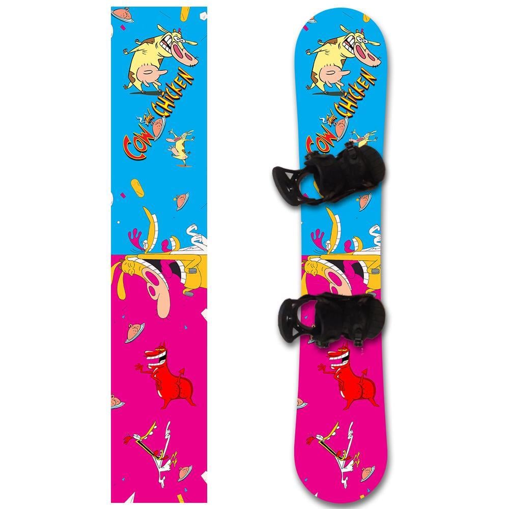 Наклейка на сноуборд Cow & Chicken (bord_1324)