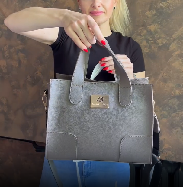 Сумка женская кросс-боди из экокожи Капучино (2731768122) - фото 8 Сумка женская кросс-боди из экокожи Капучино (2731768122) - фото 8