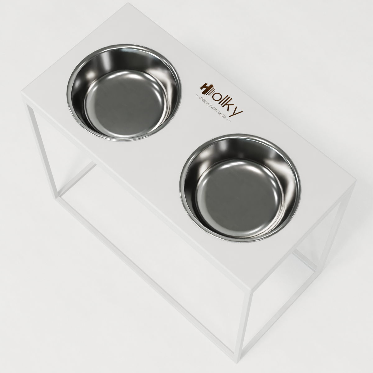 Миски на подставке для больших собак Hollky Base XL20 2х1,8 л (BXL40-522640-WHWH) - фото 5 Миски на подставке для больших собак Hollky Base XL20 2х1,8 л (BXL40-522640-WHWH) - фото 5