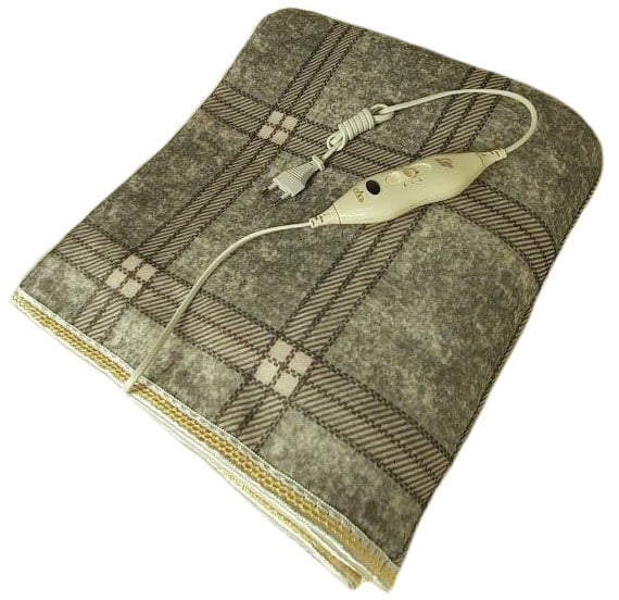 Электропростынь BTB Electric Blanket 7422 150x160 см Серый в клетку (615dd9a656469b2a2a32c955)