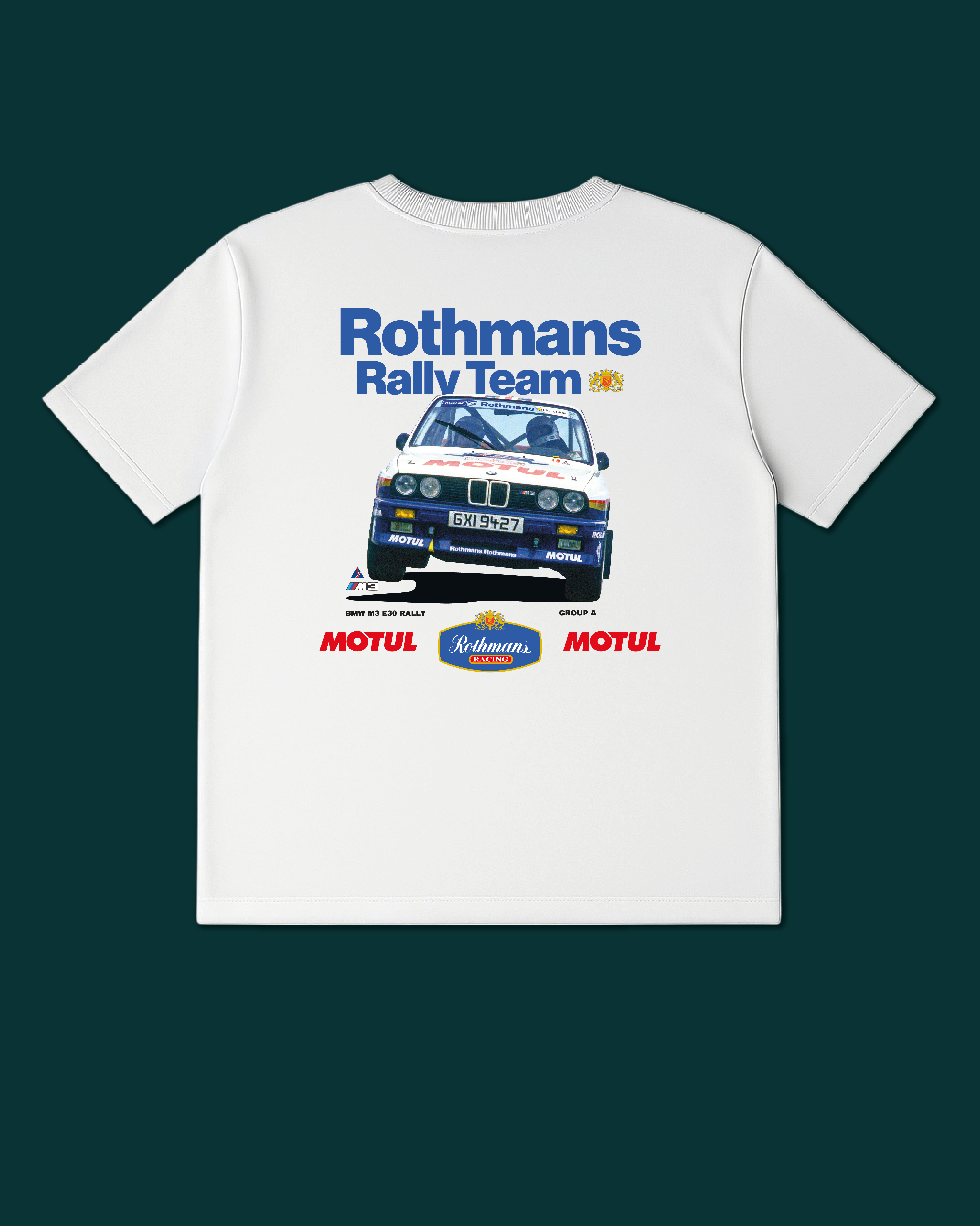 Футболка MEAN LTD Rothmans Rally Team BMW M3 E30 Rally Group A L Белый (MLD3050623) - фото 7 Футболка MEAN LTD Rothmans Rally Team BMW M3 E30 Rally Group A L Белый (MLD3050623) - фото 7