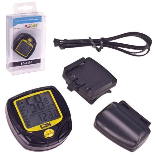 Велокомпьютер SunDing SD-548C 14 функций (66631)