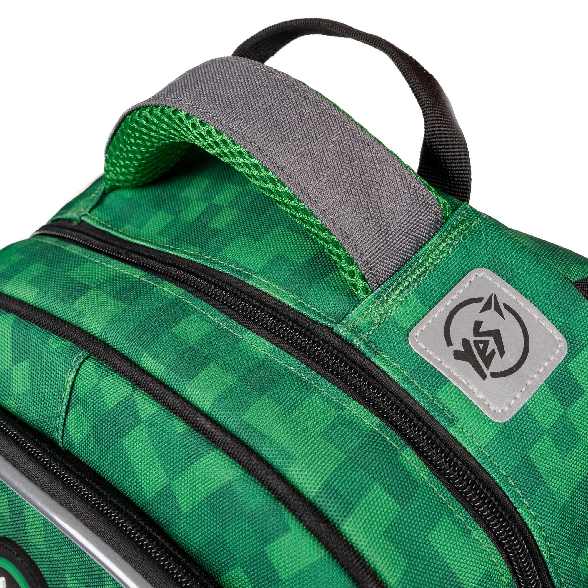 Школьный рюкзак полукаркасный YES Minecraft S-91 (559751) - фото 9