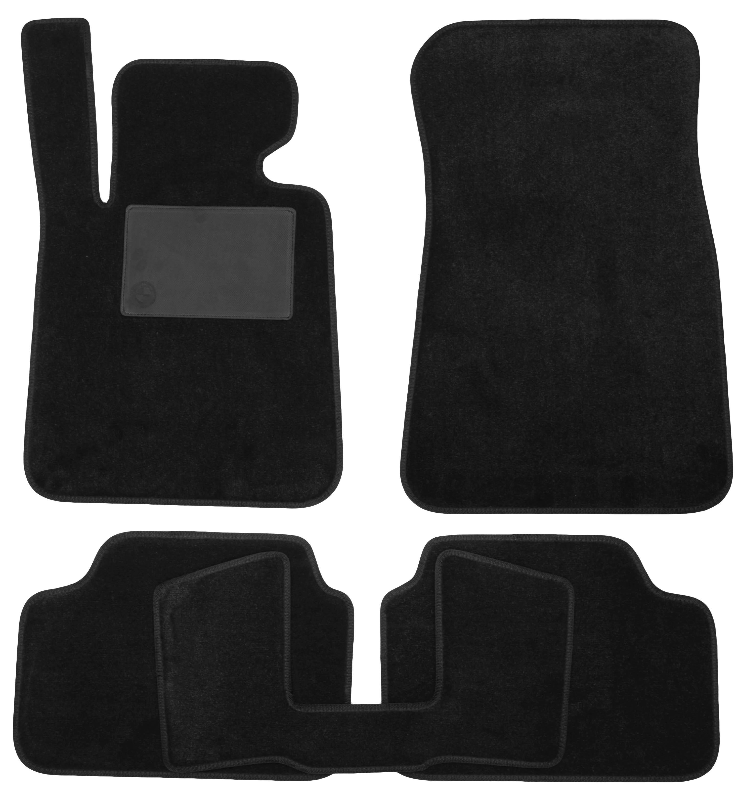 Килимки в салон Optimal для BMW 1 F20 2012+ текстильні Чорний (164771)