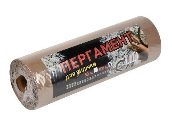 Пергамент для випічки без втулки 100 м 28 см (KS-1052)