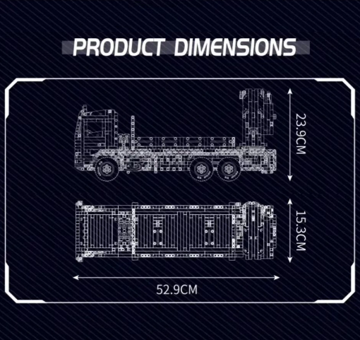 Конструктор дитячий Вантажівка з ігровим краном на дистанційному управлінні 2530 дет. - фото 7 Конструктор дитячий Вантажівка з ігровим краном на дистанційному управлінні 2530 дет. - фото 7