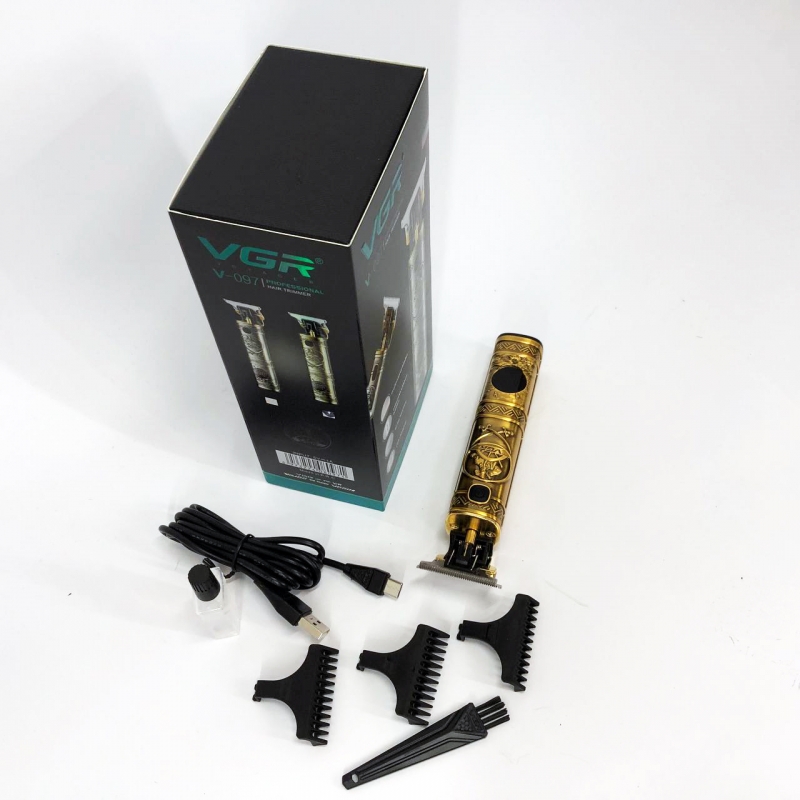 Машинка для стрижки VGR V-097 акумуляторна 3W Gold (tf5478) - фото 9