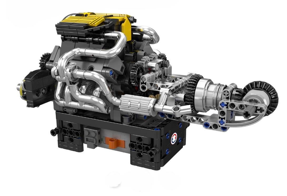 Конструктор двигатель PAGANI Turbocharged V12 Engine Mould King моторизованный детский мотор 761 дет. (10207)