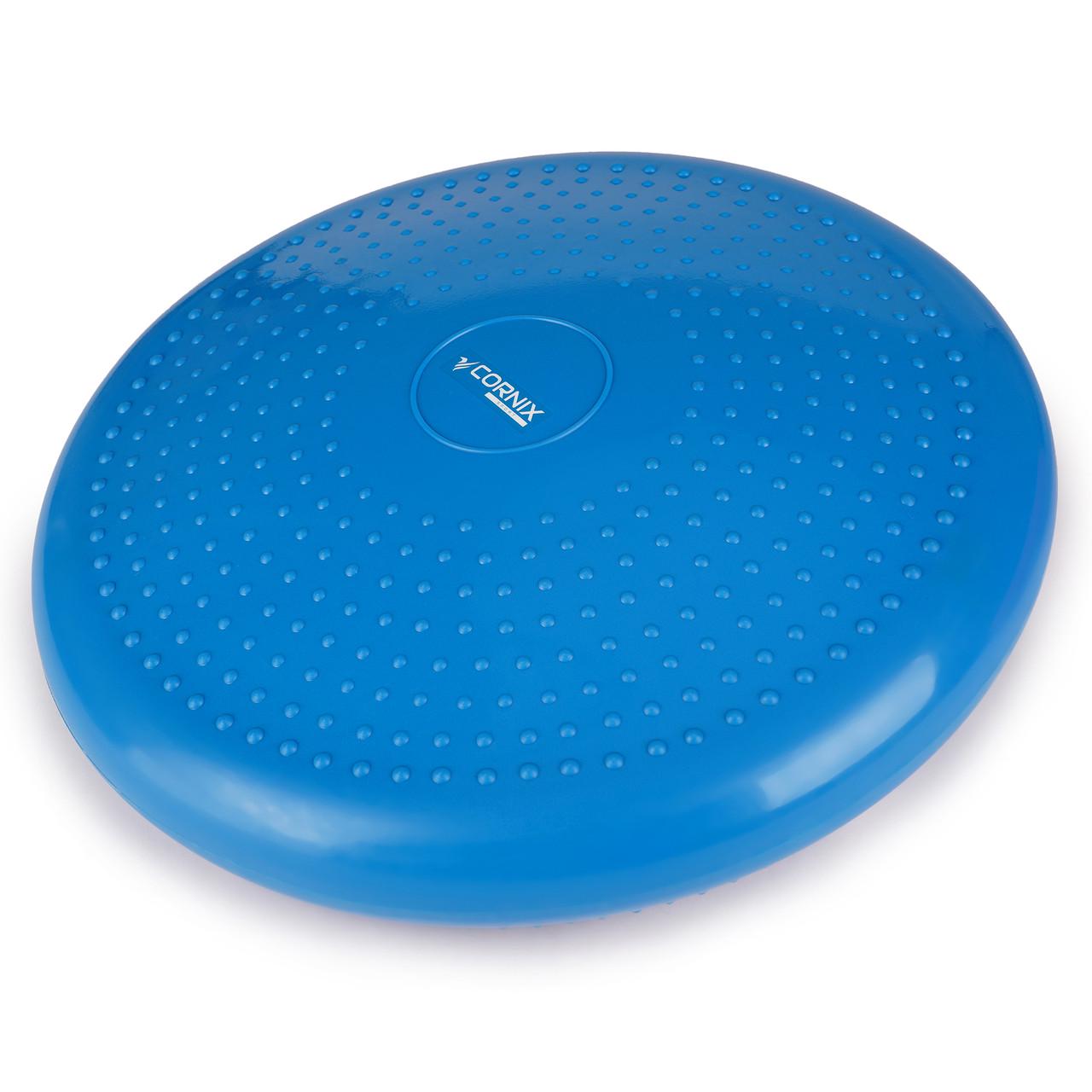 Масажна подушка-диск Cornix балансувальна/сенсомоторна 33 см XR-0054 Blue (2375564342) - фото 6