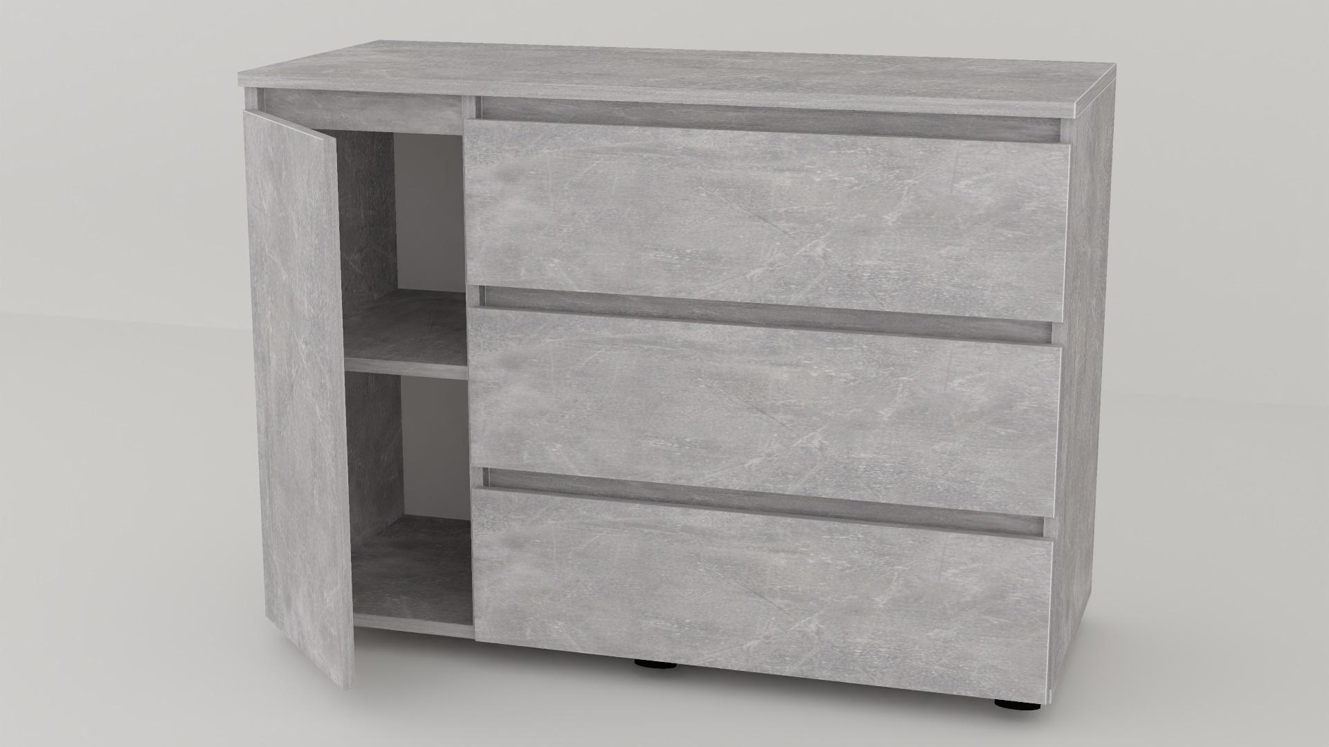 Комод Алекса СН-13/38 105х38х75 см Индастриал