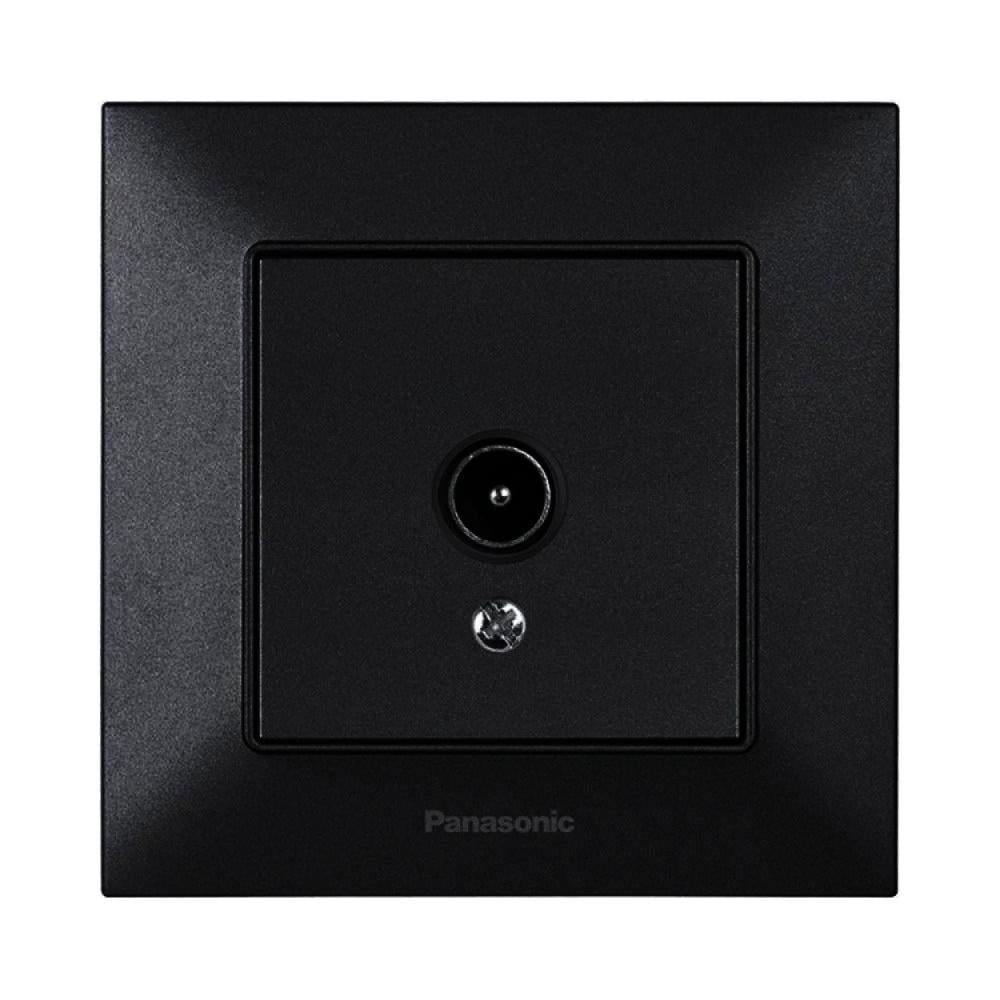 Розетка Panasonic Arkedia Slim телевизионная конечная Черный (23830964) Розетка Panasonic Arkedia Slim телевизионная конечная Черный (23830964)
