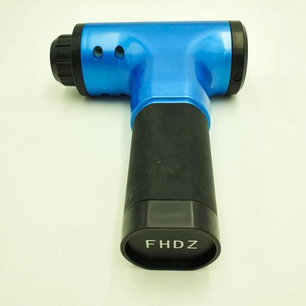 Портативний м'язовий масажер Fascial Gun HF-280 Blue - фото 5
