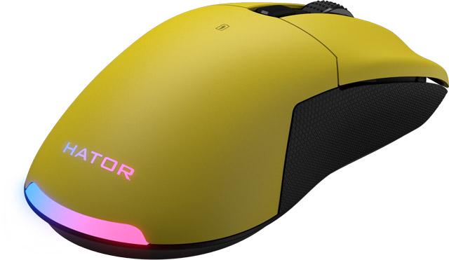 Комп'ютерна мишка Hator Pulsar Wireless Yellow (HTM-318) - фото 3
