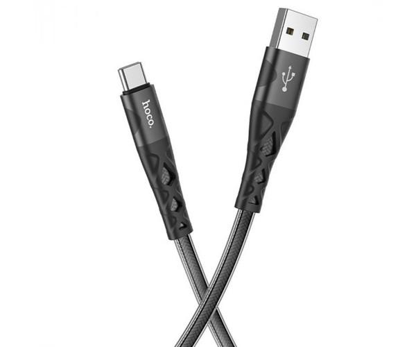 Кабель Data Hoco U105 USB-Type-C 1,2 м Black