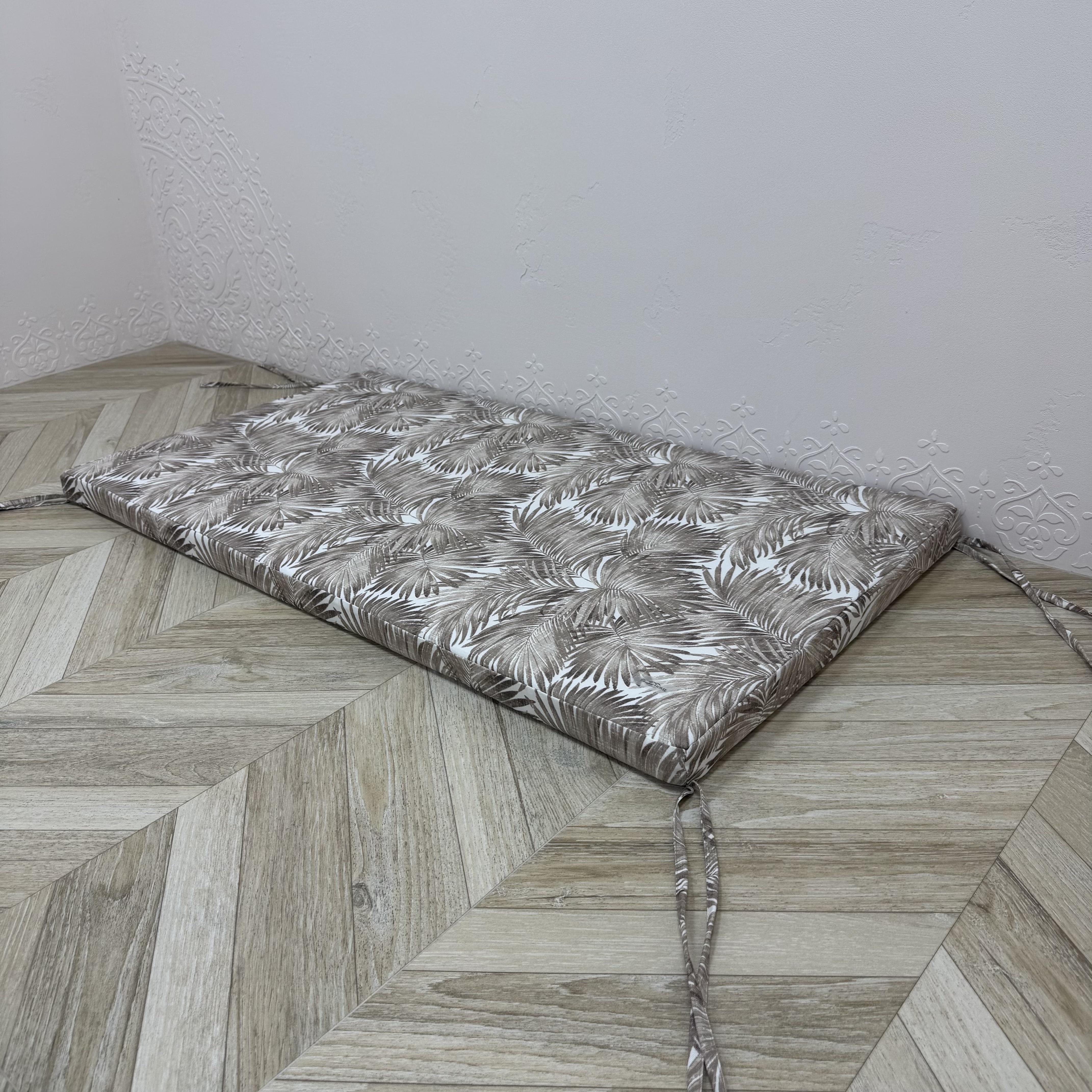 Матрас Comfort Home Chamedorea на подоконники/каркасы/поддоны/садовая мебель панама 120х40х5 см