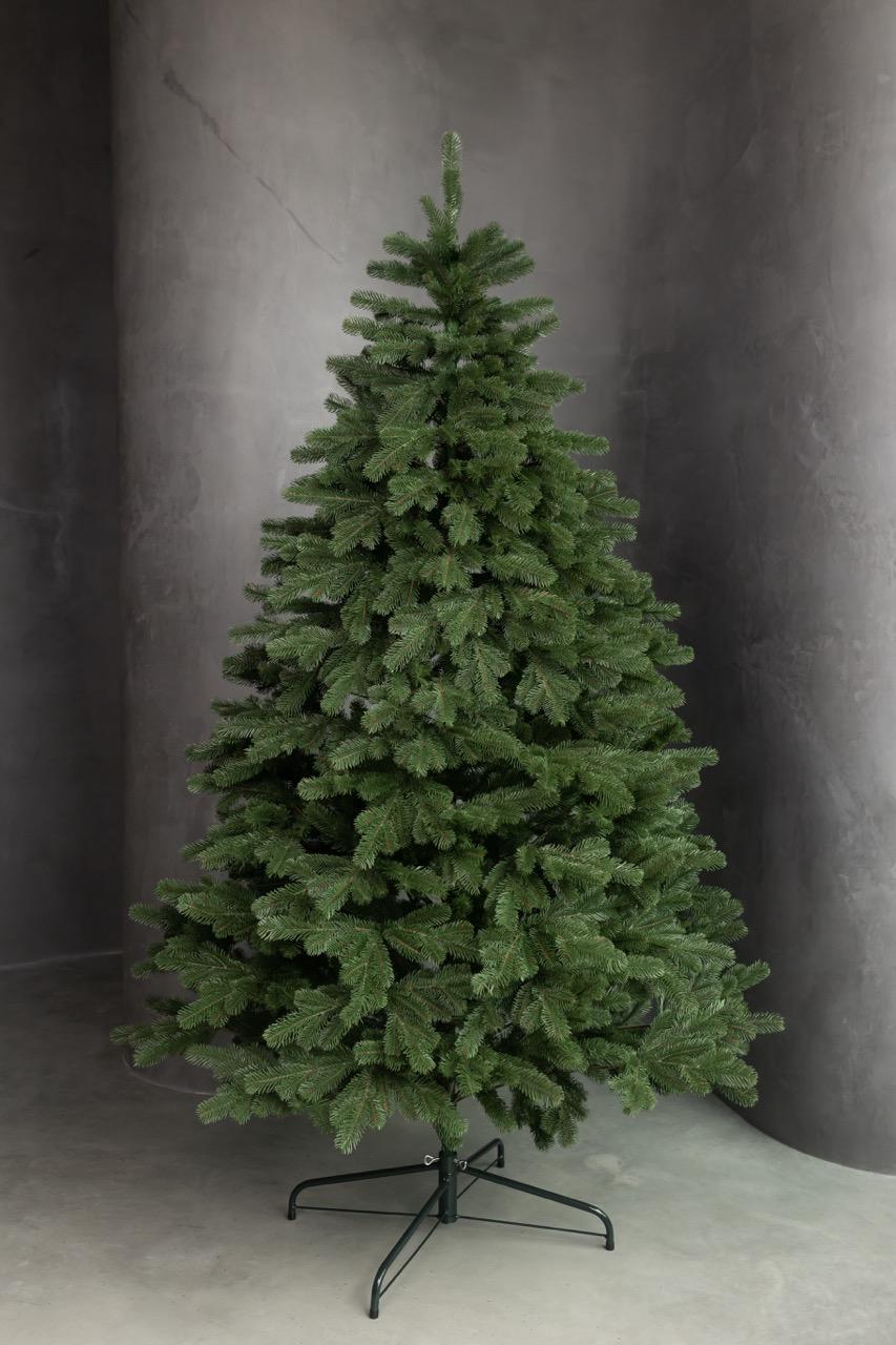 Ялинка штучна лита Естела для дому та офісу 2,1 м Зелений (28389807) - фото 3