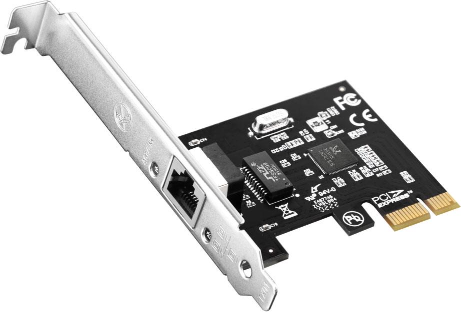 Сетевая плата Cudy PE10 Gigabit PCI Express Network Adapter Realtek Chipset 10/100/1000Mbps RJ45 (56637) - фото 1 Сетевая плата Cudy PE10 Gigabit PCI Express Network Adapter Realtek Chipset 10/100/1000Mbps RJ45 (56637) - фото 1