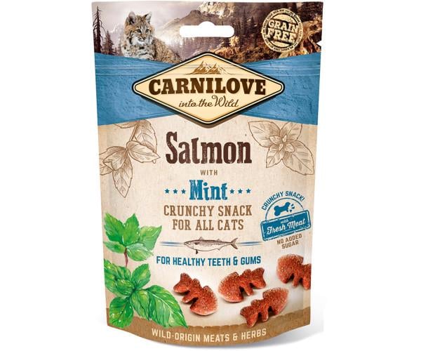 Ласощі для кішок Carnilove Salmon with Mint з лососем та м'ятою 50 г