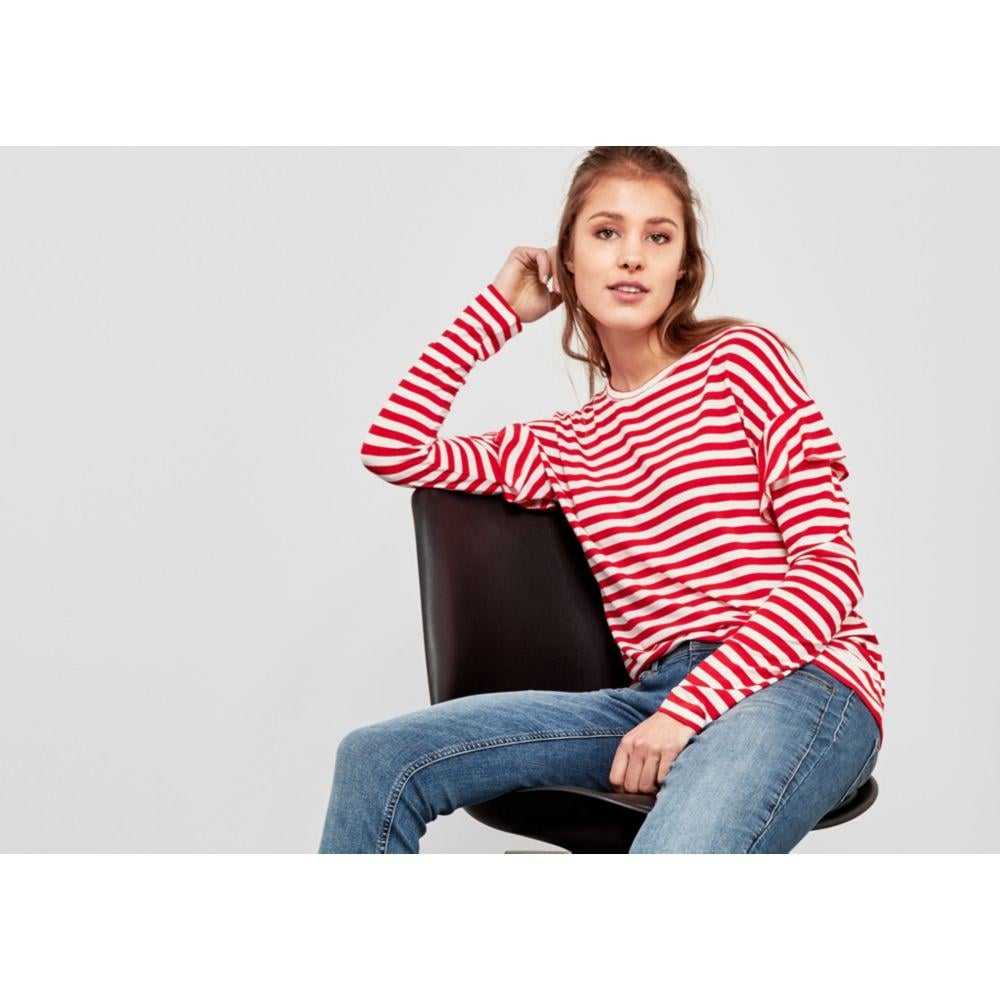 Футболка Q.Silver 42.802.31.3086x20 довгий рукав жіноча М Червоний (183946) - фото 3 Футболка Q.Silver 42.802.31.3086x20 довгий рукав жіноча М Червоний (183946) - фото 3