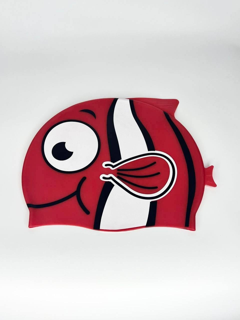 Шапочка для плавания детская силиконовая с веселым морским персонажем (33025393)