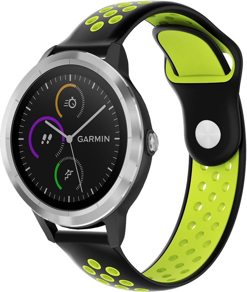 Ремешок Sport для Garmin Vivoactive 3 Black Green (23031-4A) Ремешок Sport для Garmin Vivoactive 3 Black Green (23031-4A)