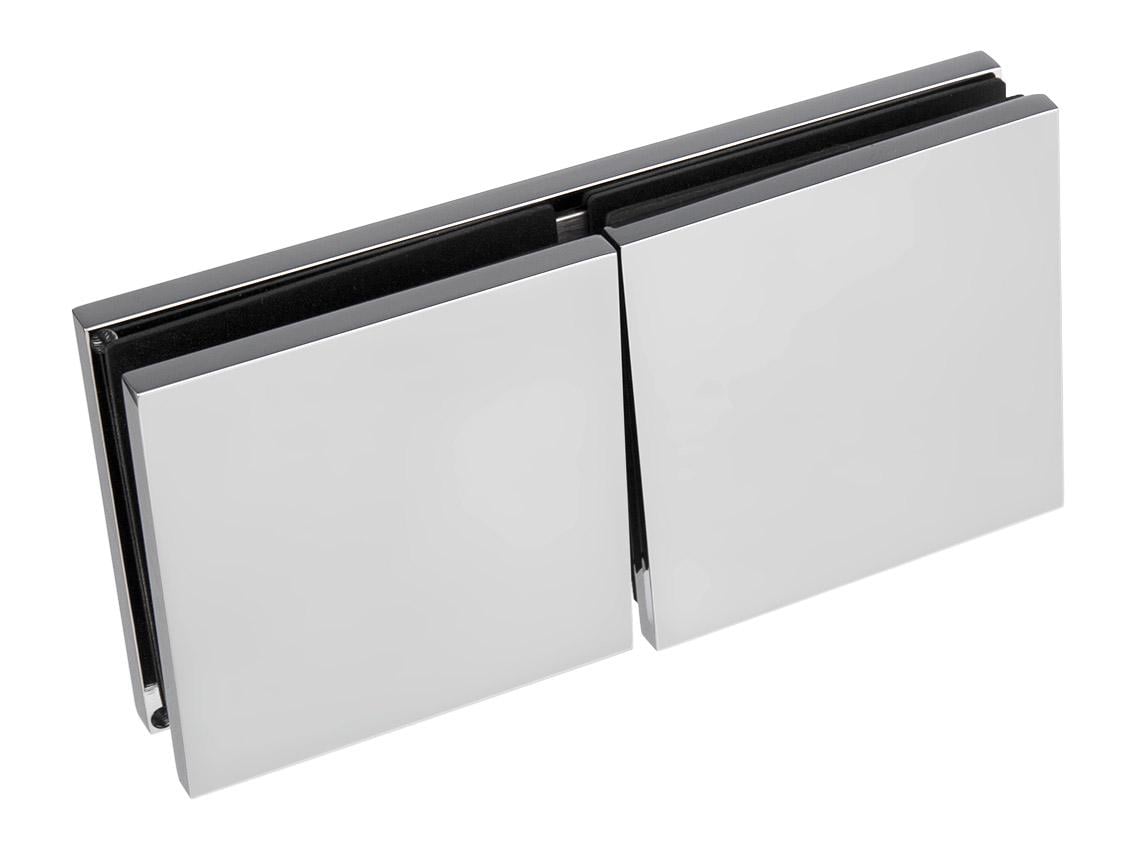 Конектор Giff Glass Premio MILANO 180° скло-скло Хром полірований (25232716)