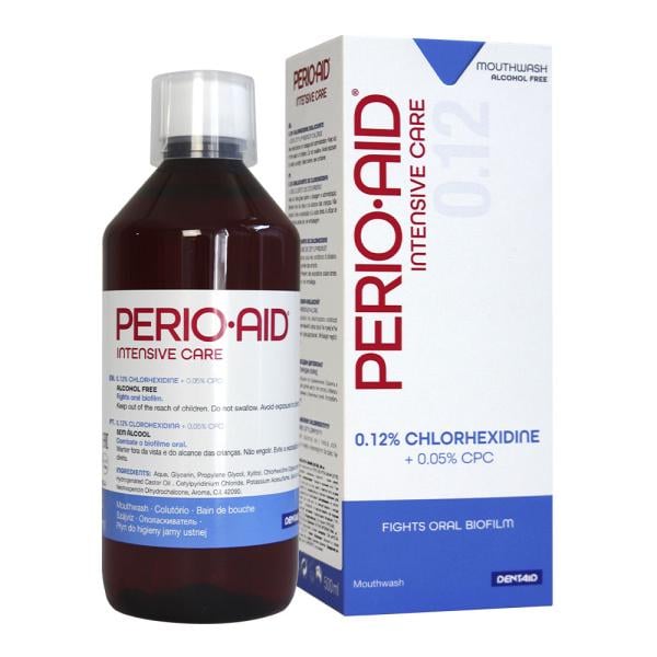 Ополаскиватель для полости рта Dentaid PERIO-AID Intensive Care 500 мл (36259983) Ополаскиватель для полости рта Dentaid PERIO-AID Intensive Care 500 мл (36259983)