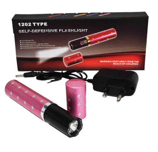 Женский фонарь-отпугиватель BL-1202 Розовый (13687)