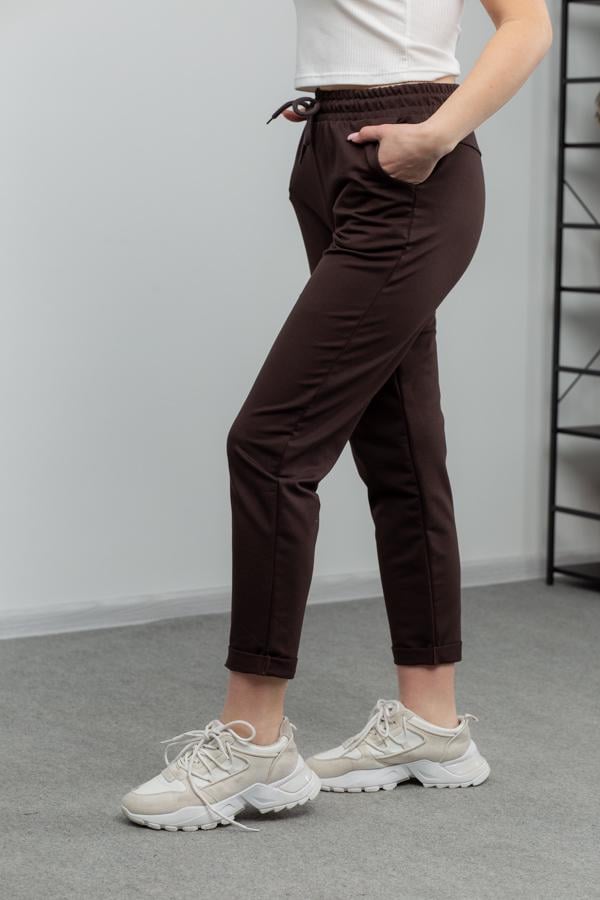Спортивні штани жіночі AKSAN L Коричневий (22.1530_brown_46(L)) - фото 2