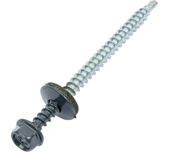 Саморез по дереву Klimas Wkret-Met 4,8x70 мм RAL 7024 200 шт. уп. (29471797) - фото 3