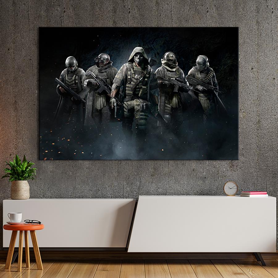 Настенний декор Смертоносный отряд Tom Clancy’s Ghost Recon 120x80 см (A213-1)