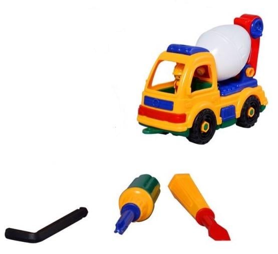 Конструктор Бетонозмішувач розбірна модель з інструментами (846) - фото 3 Конструктор Бетонозмішувач розбірна модель з інструментами (846) - фото 3