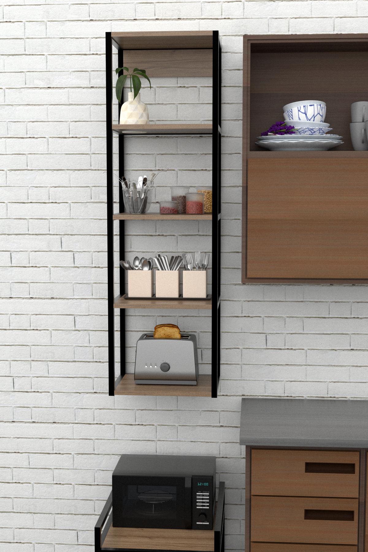 Полка настенная EcoLoft Ленора DSP-1230-4 в стиле лофт Монтеверде (29197511) Полка настенная EcoLoft Ленора DSP-1230-4 в стиле лофт Монтеверде (29197511)