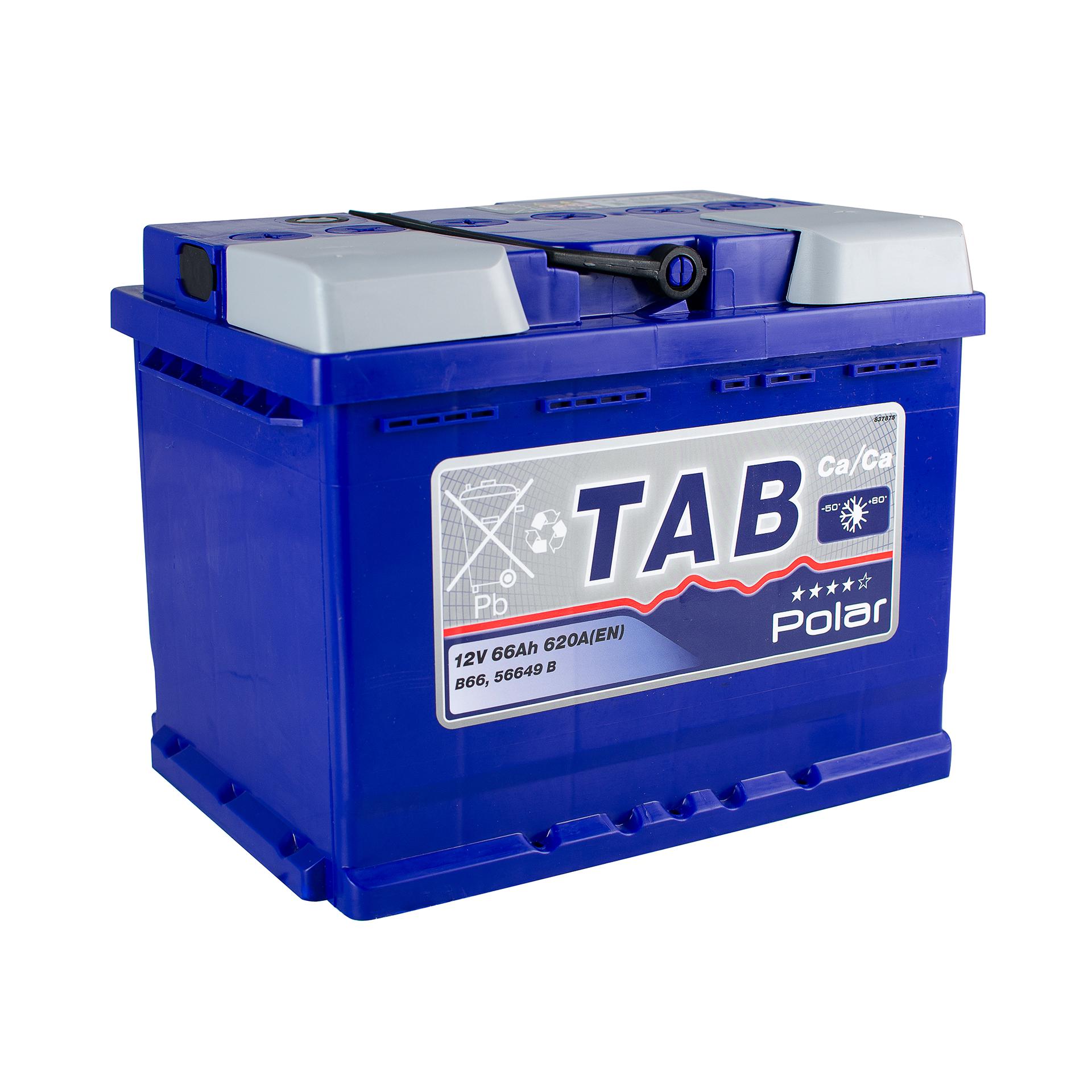 Акумулятор TAB Polar Blue 66 Ah/12V 0 плюс праворуч