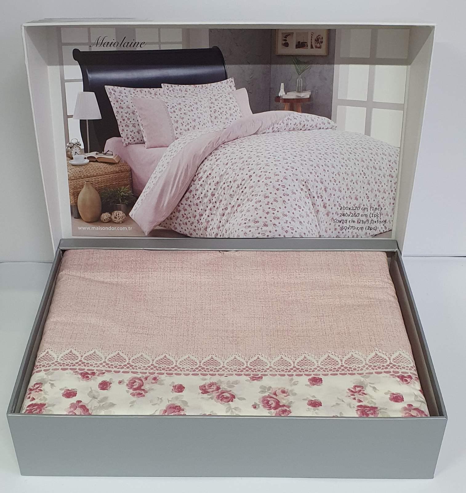 Комплект постільної білизни Maison D'or Ранфорс Maiolaine 200х220 Pink (CN5958)