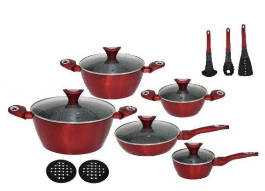 Набір посуду Edenberg EB-5637 Червоний (9-12-EB-5637)