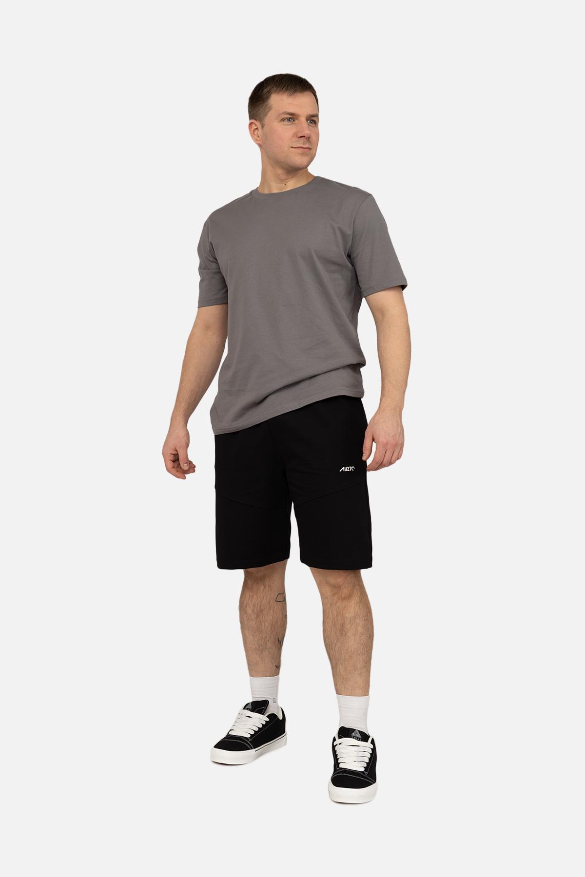 Футболка мужская ЦБ-00267767 с коротким рукавом р. 48 Темно-серый (SKT001039016)