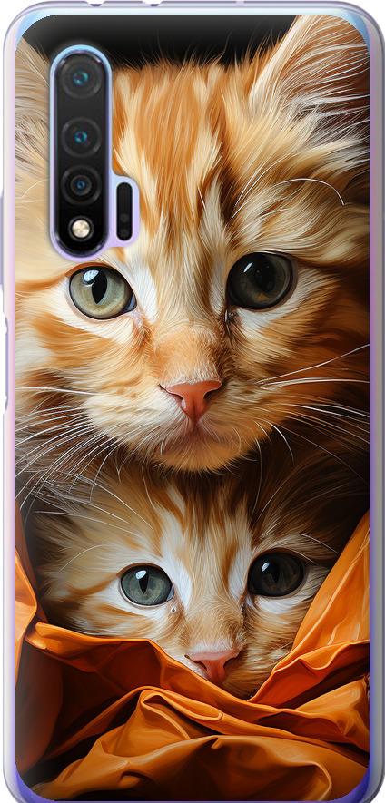 Чехол на Huawei Nova 6 Котики 2 (5664u-1821-42517)