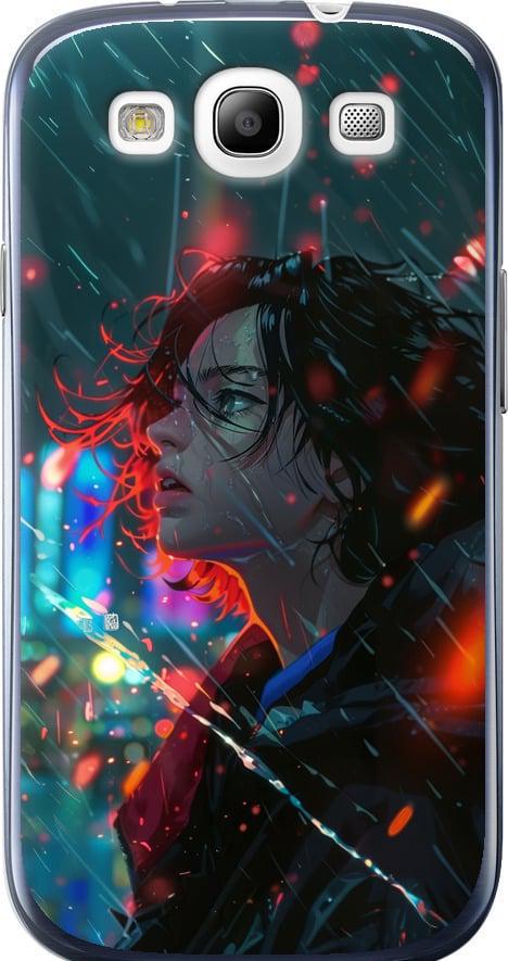 Чехол на Samsung Galaxy S3 Duos I9300i Ночные огни (6096t-50-42517)