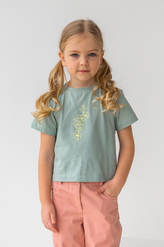 Футболка для девочки Арита 110 см Ментоловый