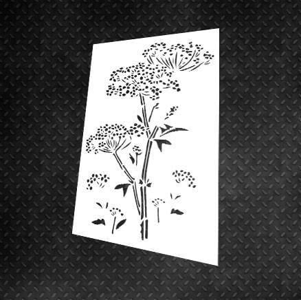 Трафарет многоразовый DFA Природа 89 для штукатурки и краски (P00089) Трафарет многоразовый DFA Природа 89 для штукатурки и краски (P00089)