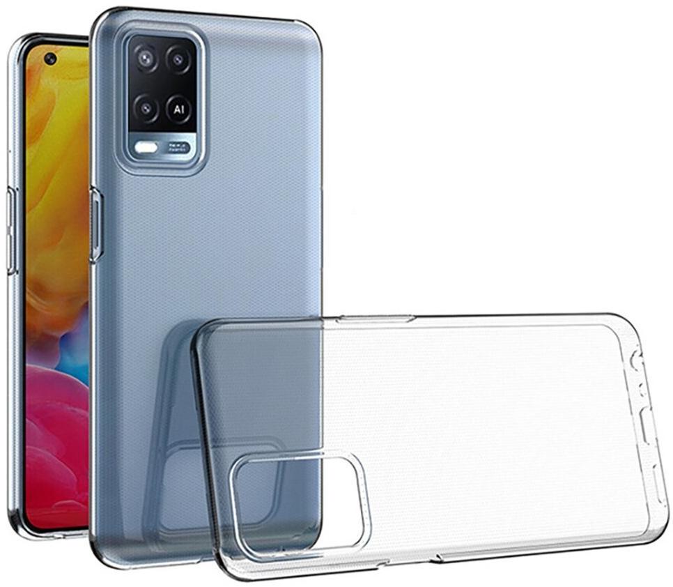 Прозрачный Чехол OPPO A54 (ультратонкий силиконовый) (21889)